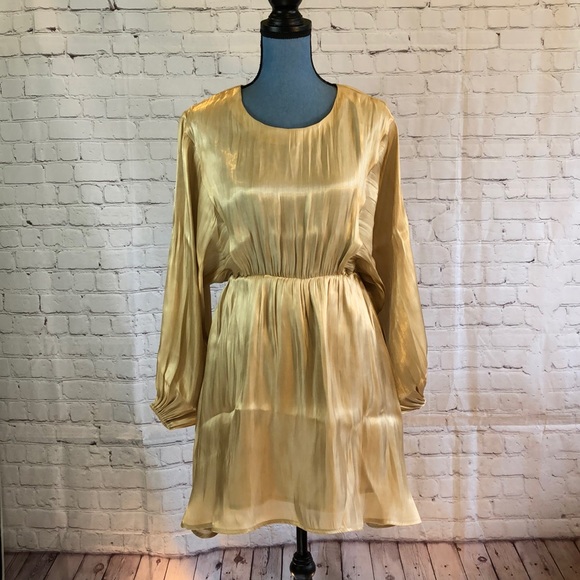 NWT Forever 21 shimmery blouson party dress - Picture 1 of 6